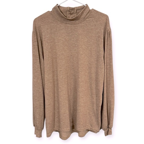 Ladmous Tops - Ladmous Women’s Long‎ Sleeve Turtleneck Size 2XL